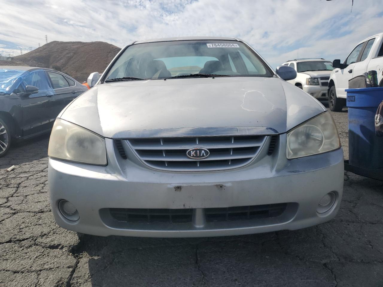 2006 KIA Spectra VIN KNAFE122765228554 Copart auction photo, rear end damage thumbnail 5
