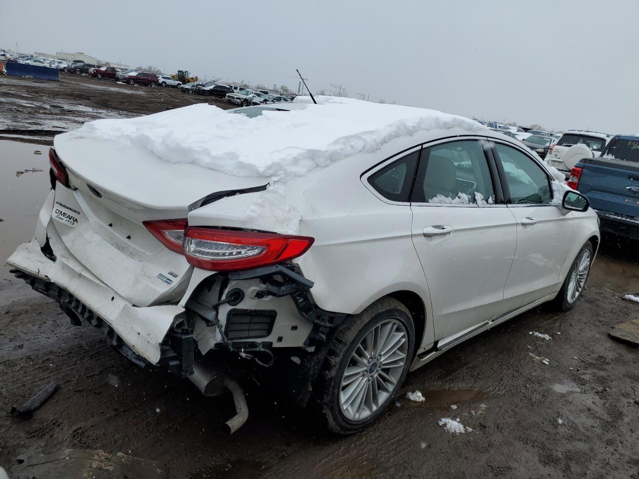 2016 Ford Fusion VIN 3FA6P0T96GR268177 Copart auction photo, rear end damage thumbnail 3