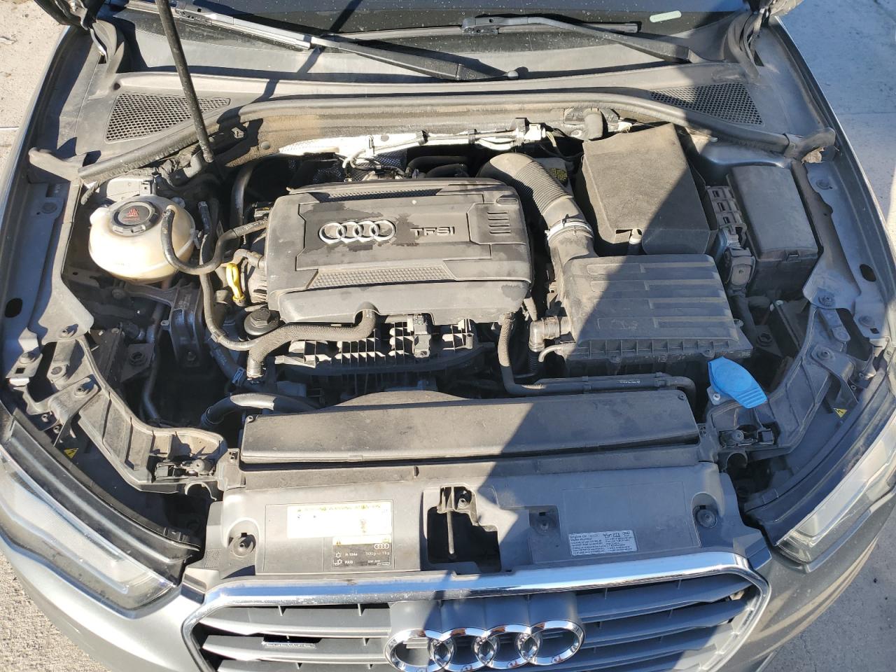 2015 Audi A3 VIN WAUEFGFF9F1135065 Copart auction photo, side / front end damage thumbnail 11