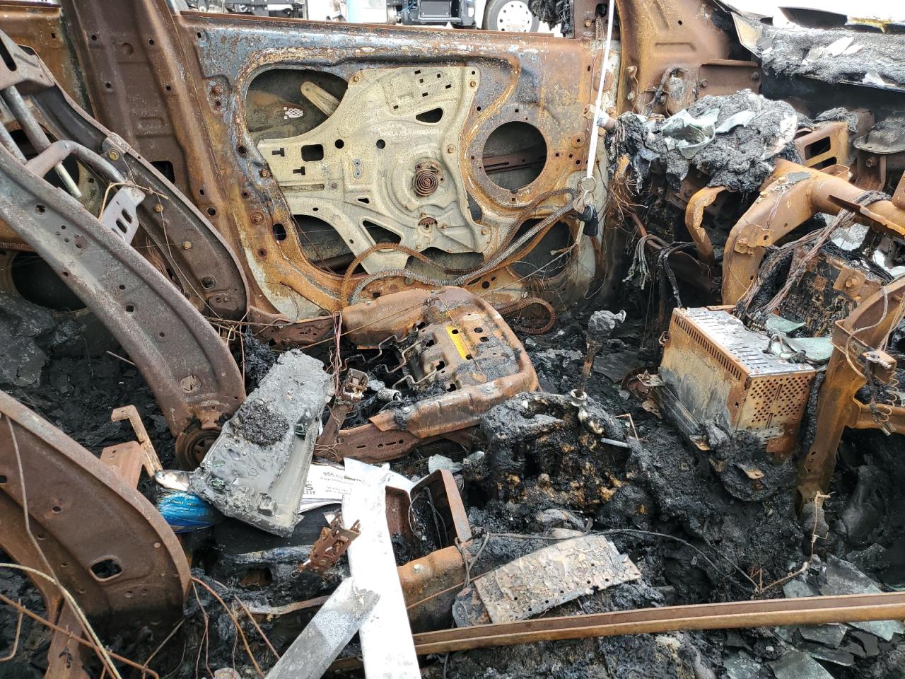 2012 Hyundai Tucson VIN KM8JU3AC8CU337995 Copart auction photo, burn - interior / burn damage thumbnail 7