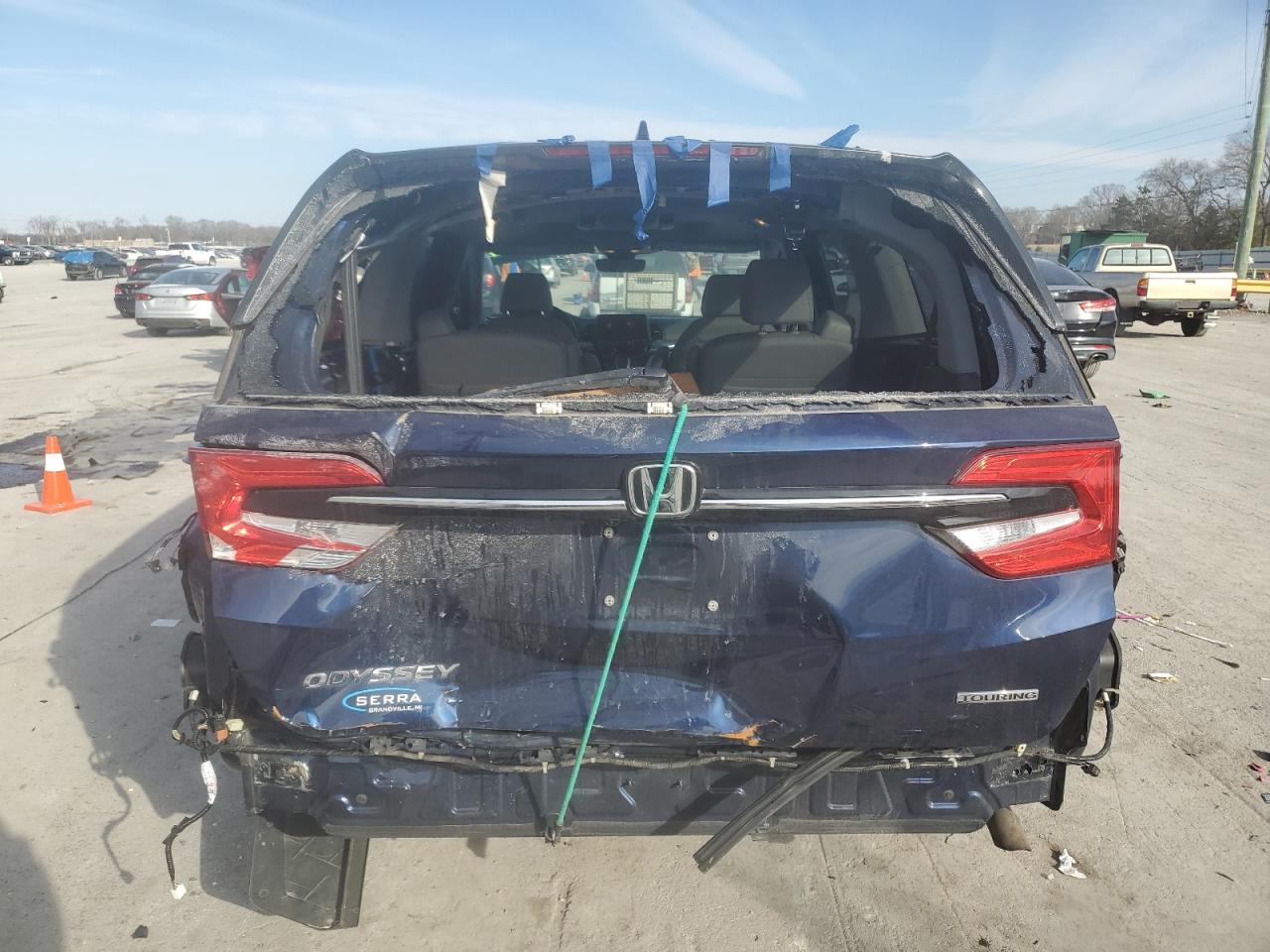 2021 Honda Odyssey VIN 5FNRL6H86MB029487 Copart auction photo, rear end damage thumbnail 6