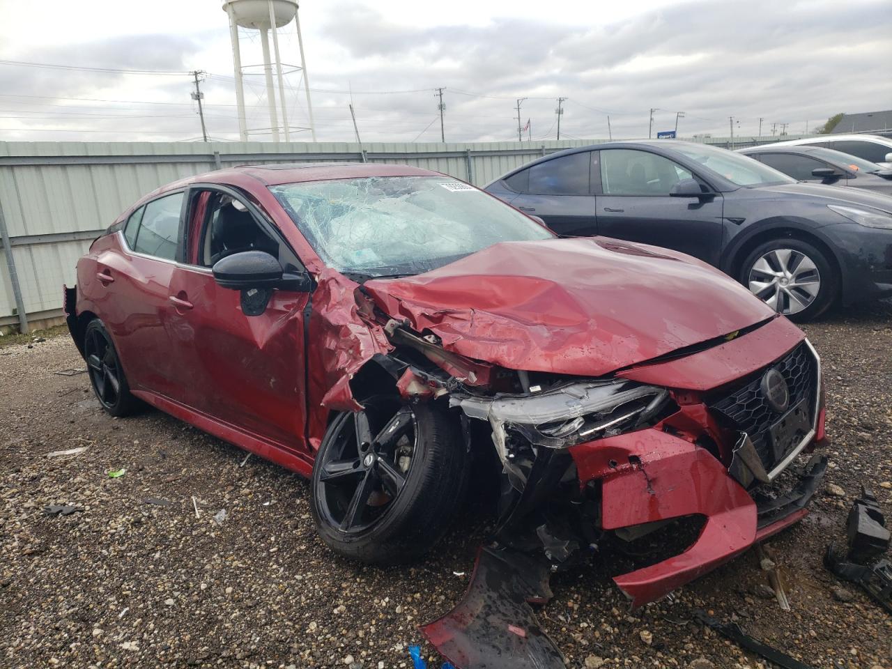 2021 Nissan Sentra VIN 3N1AB8DV1MY234181 Copart auction photo, front end damage thumbnail 4