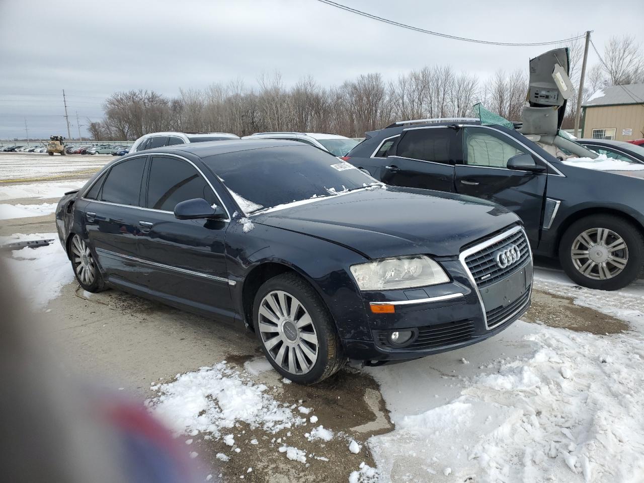 2007 Audi A8 VIN WAULV44E27N023317 Copart auction photo, burn / minor dent/scratches damage thumbnail 4