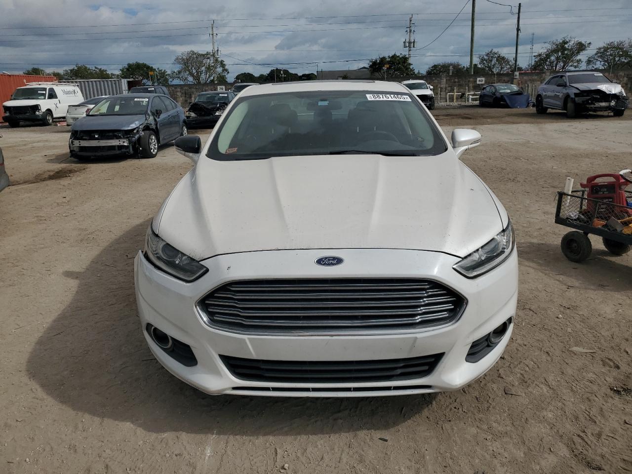 2015 Ford Fusion VIN 3FA6P0H77FR274687 Copart auction photo, rear end / front end damage thumbnail 5