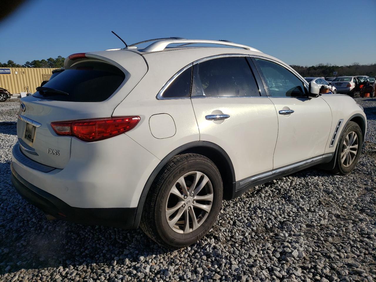 2012 Infiniti FX VIN JN8AS1MWXCM154204 Copart auction photo, all over damage thumbnail 3