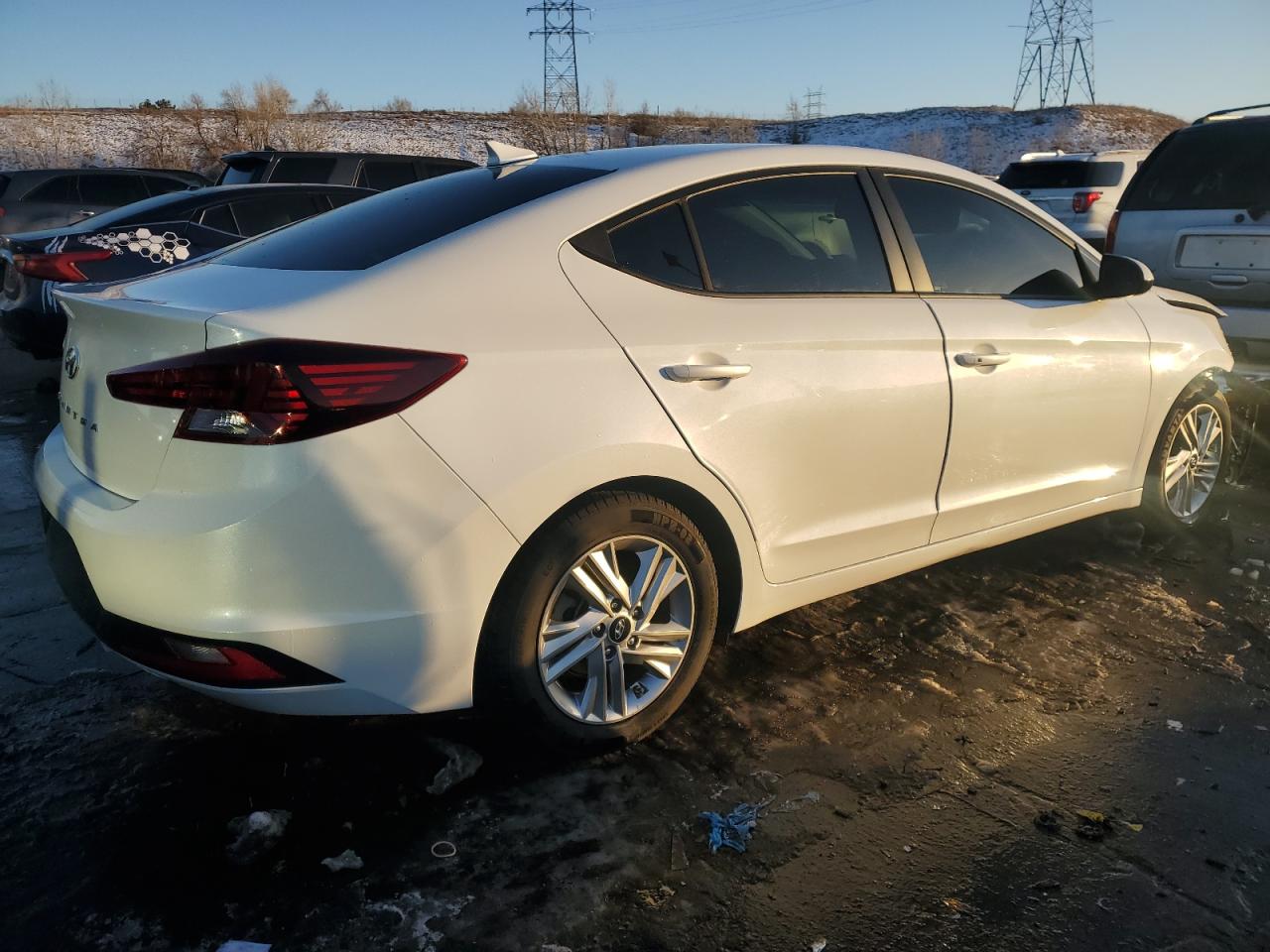 2020 Hyundai Elantra VIN 5NPD84LF0LH554860 Copart auction photo, front end damage thumbnail 3
