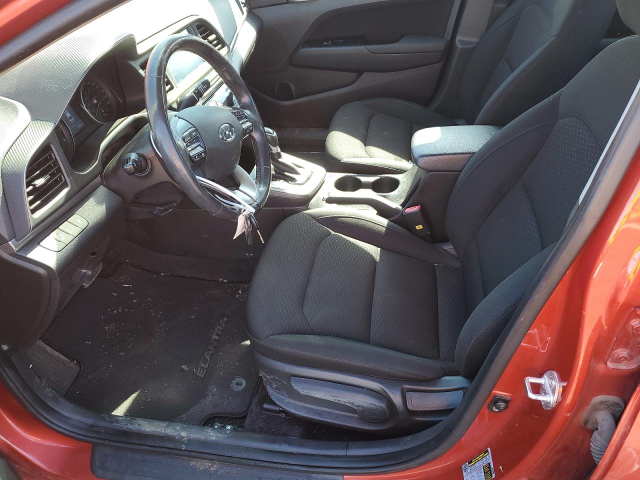 2019 Hyundai Elantra VIN KMHD84LF6KU864351 Copart auction photo, front end damage thumbnail 7