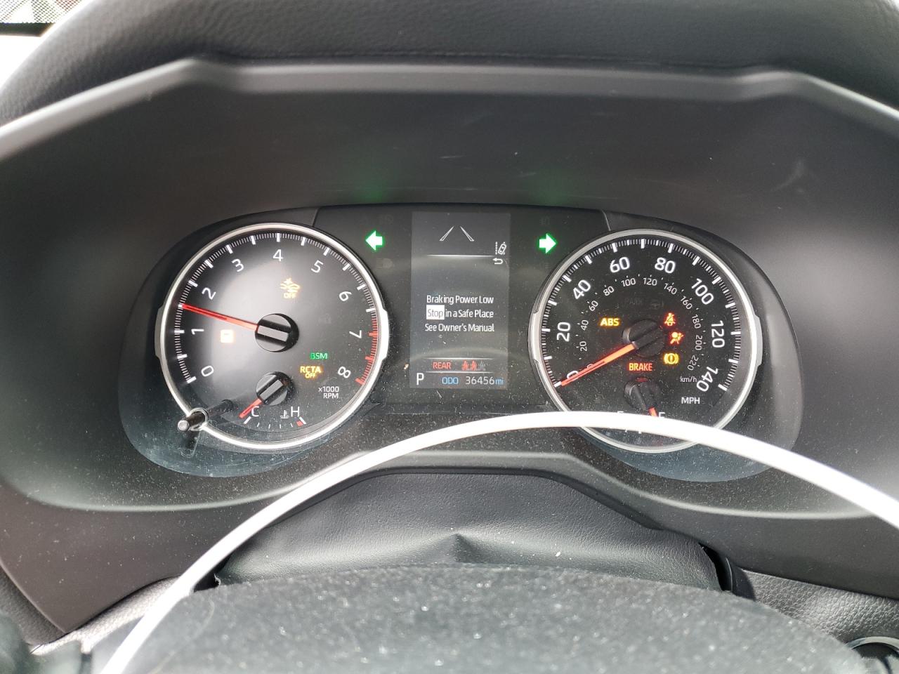 2021 Toyota RAV 4 VIN 2T3P1RFV3MW218566 Copart auction photo, vandalism / front end damage thumbnail 9