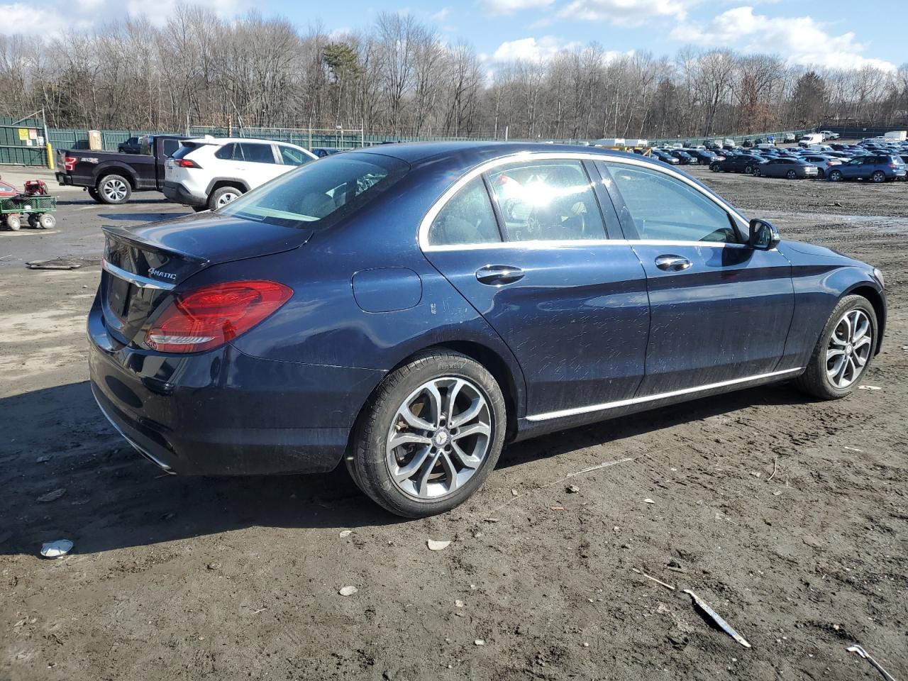 2016 Mercedes-Benz C-klasse VIN 55SWF4KB6GU143740 Copart auction photo, front end damage thumbnail 3