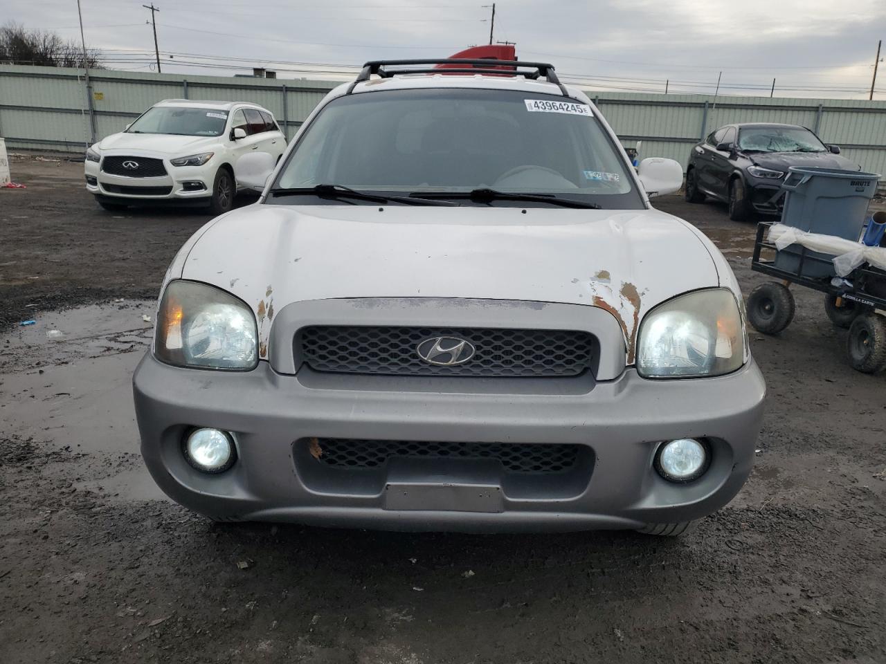 2002 Hyundai Santa Fe VIN KM8SB12B92U269905 Copart auction photo, rear end damage thumbnail 5