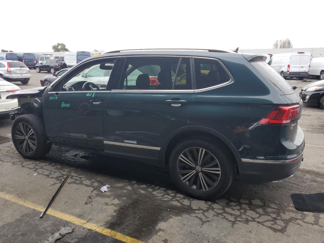 2019 Volkswagen Tiguan VIN 3VV3B7AX3KM101837 Copart auction photo, front end damage thumbnail 2