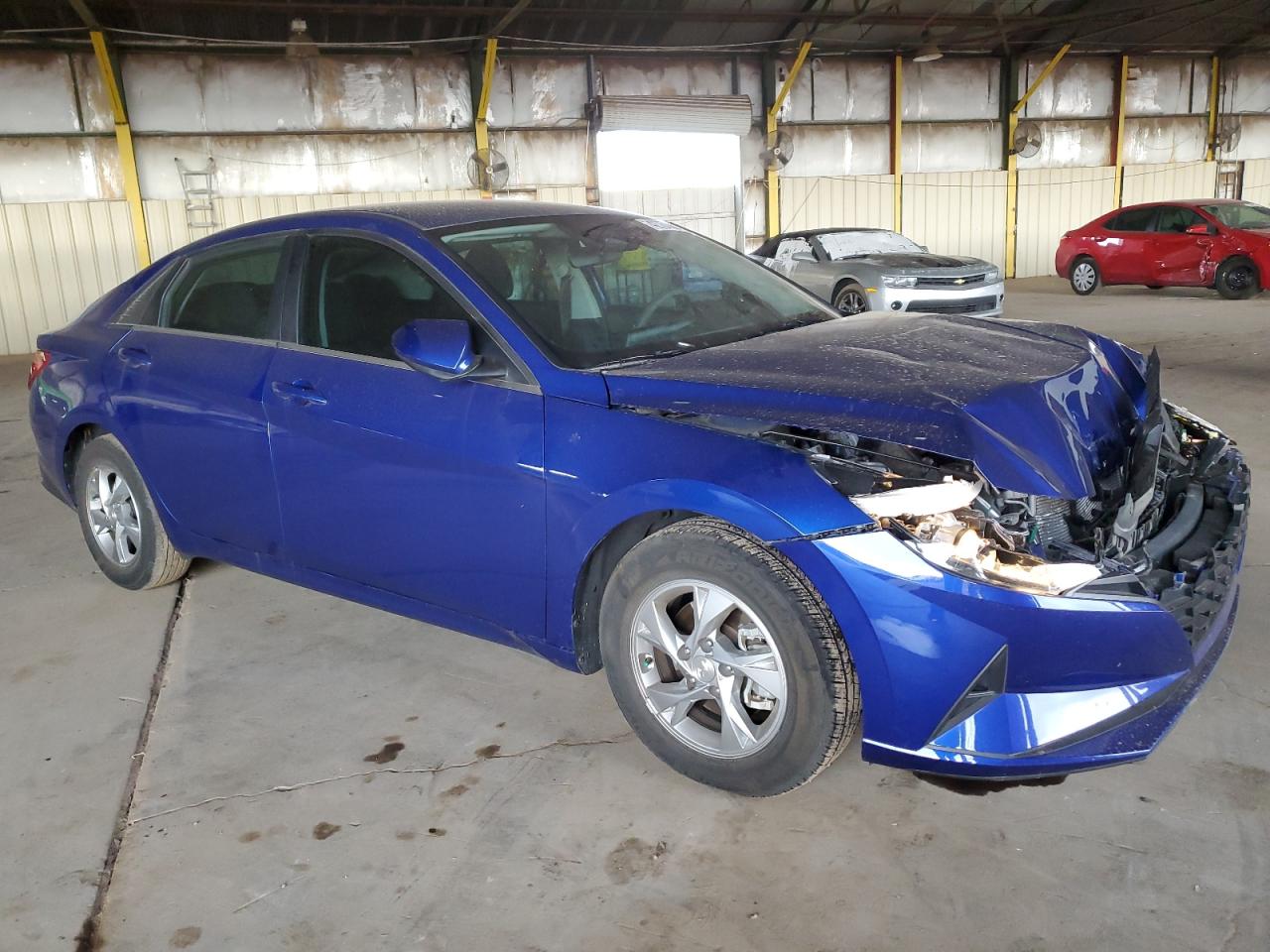 2022 Hyundai Elantra VIN 5NPLL4AG7NH073125 Copart auction photo, front end damage thumbnail 4