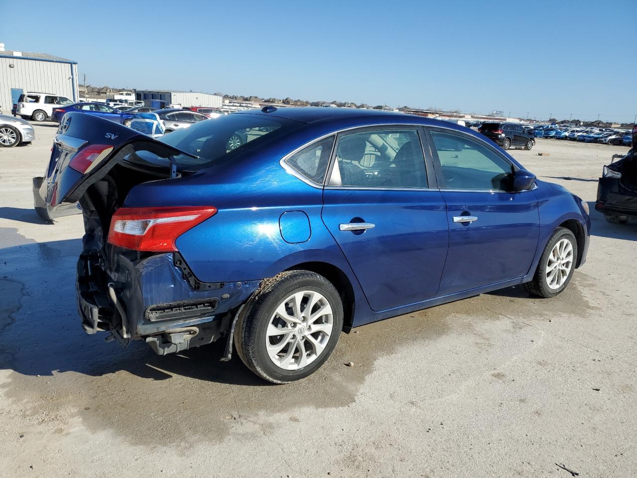 2019 Nissan Sentra VIN 3N1AB7AP5KY228316 Copart auction photo, rear end damage thumbnail 3
