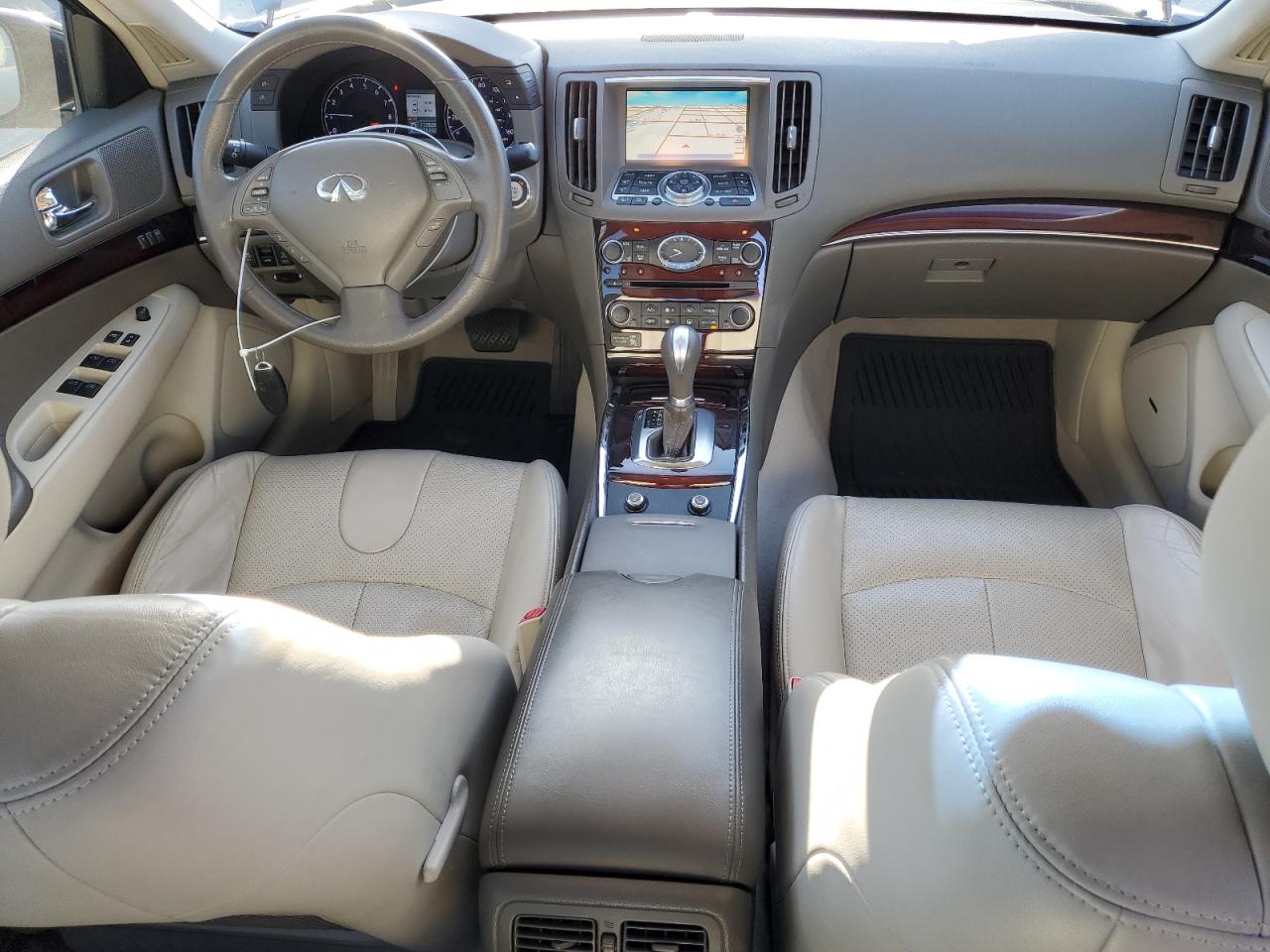 2011 Infiniti G VIN JN1CV6AP7BM505089 Copart auction photo, front end / side damage thumbnail 8