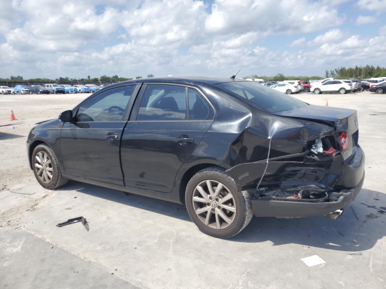 2010 Volkswagen Jetta VIN 3VWAX7AJ2AM142815 Copart auction photo, front end / rear end damage thumbnail 2