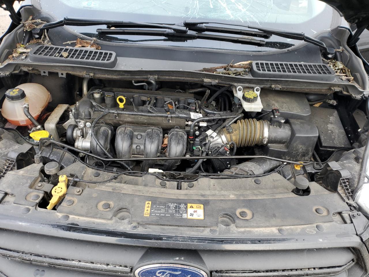 2017 Ford Escape VIN 1FMCU0F79HUE31491 Copart auction photo, front end damage thumbnail 11