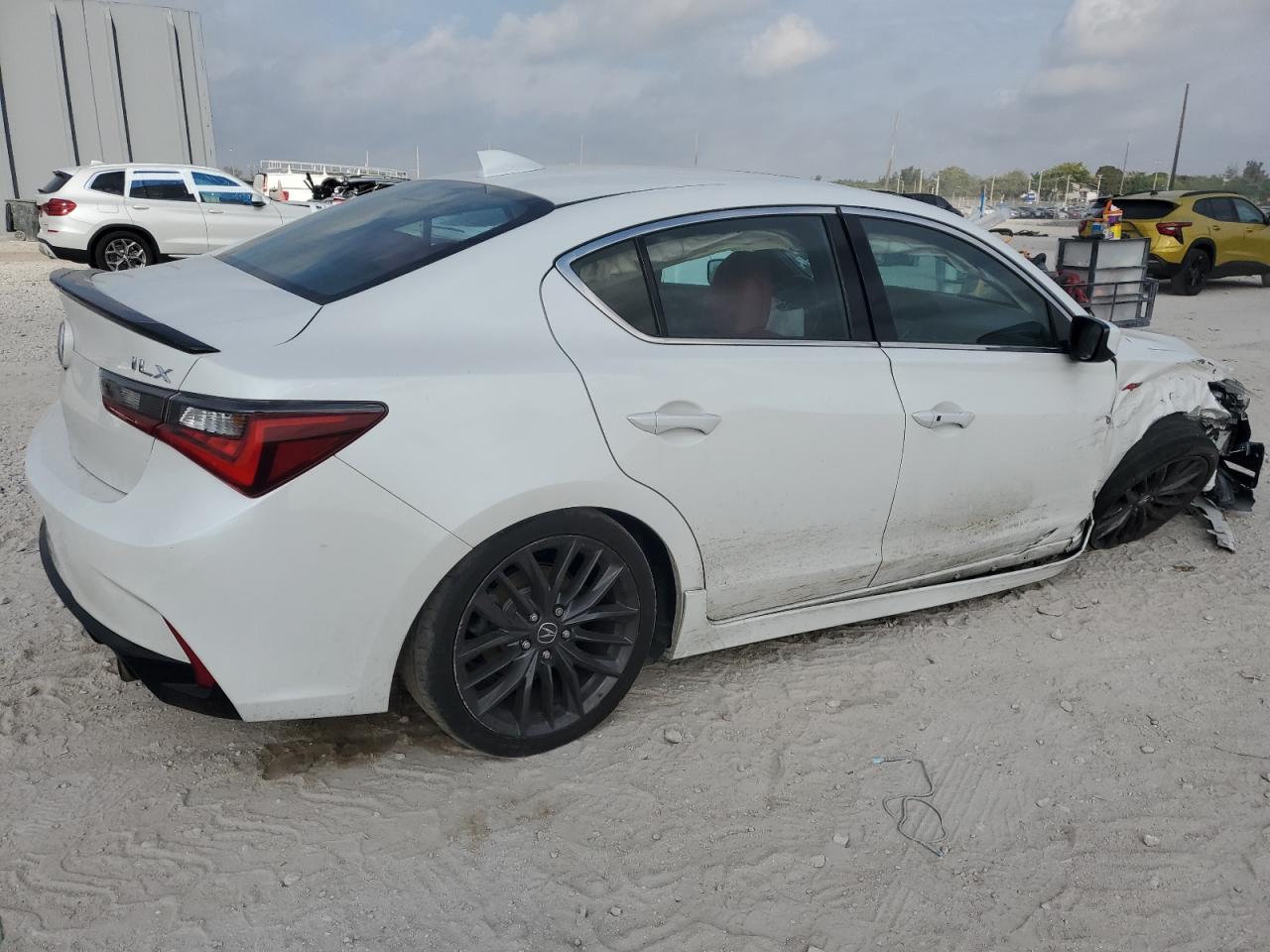 2020 Acura ILX VIN 19UDE2F80LA004447 Copart auction photo, front end / side damage thumbnail 3