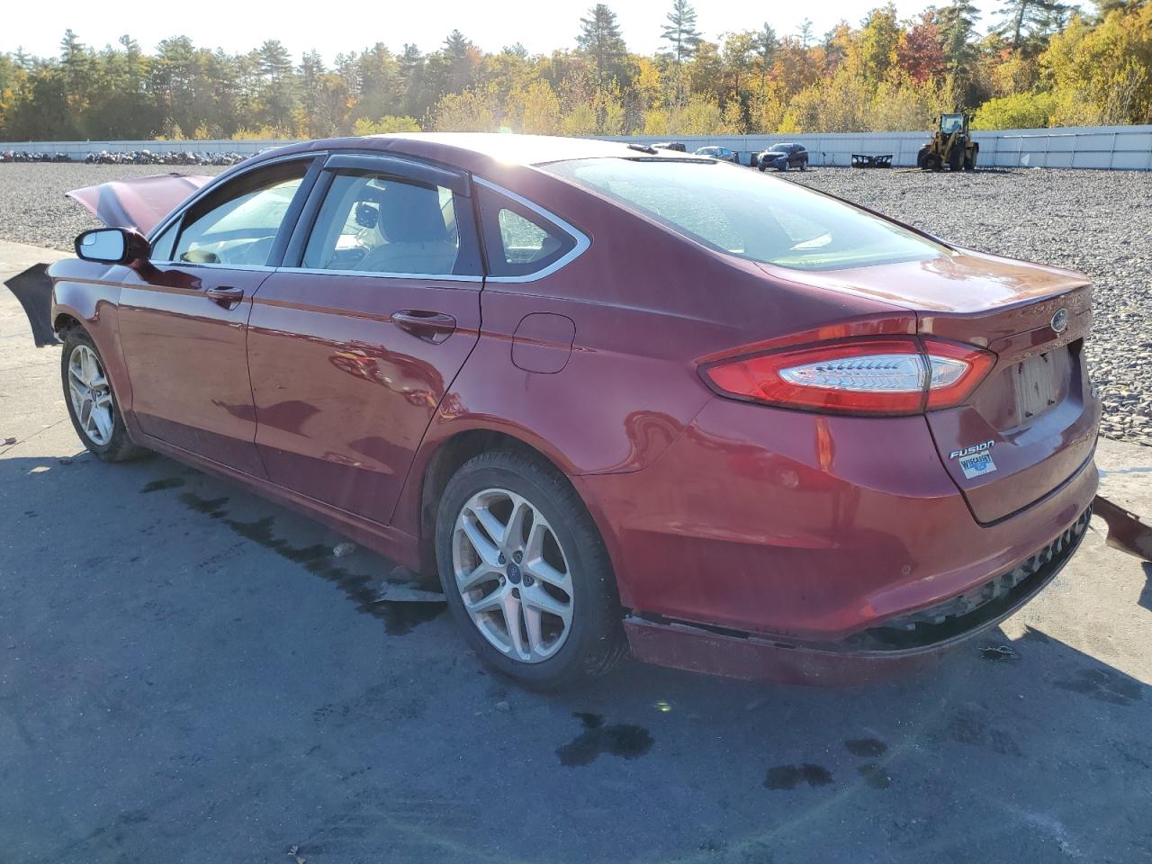 2016 Ford Fusion VIN 3FA6P0HD8GR221598 Copart auction photo, front end / rear end damage thumbnail 2