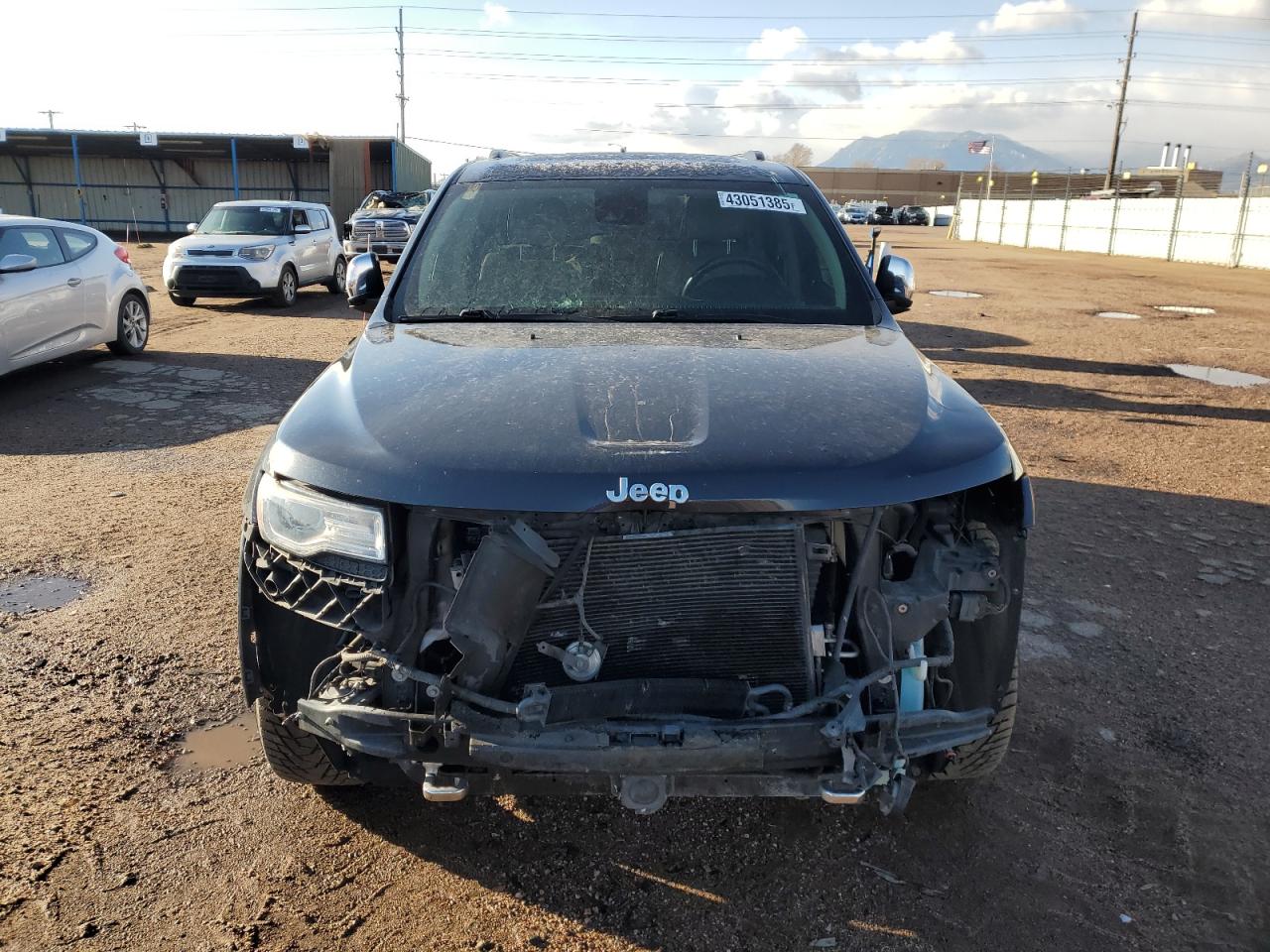 2014 Jeep Grand Cherokee VIN 1C4RJFCT0EC169857 Copart auction photo, front end damage thumbnail 5
