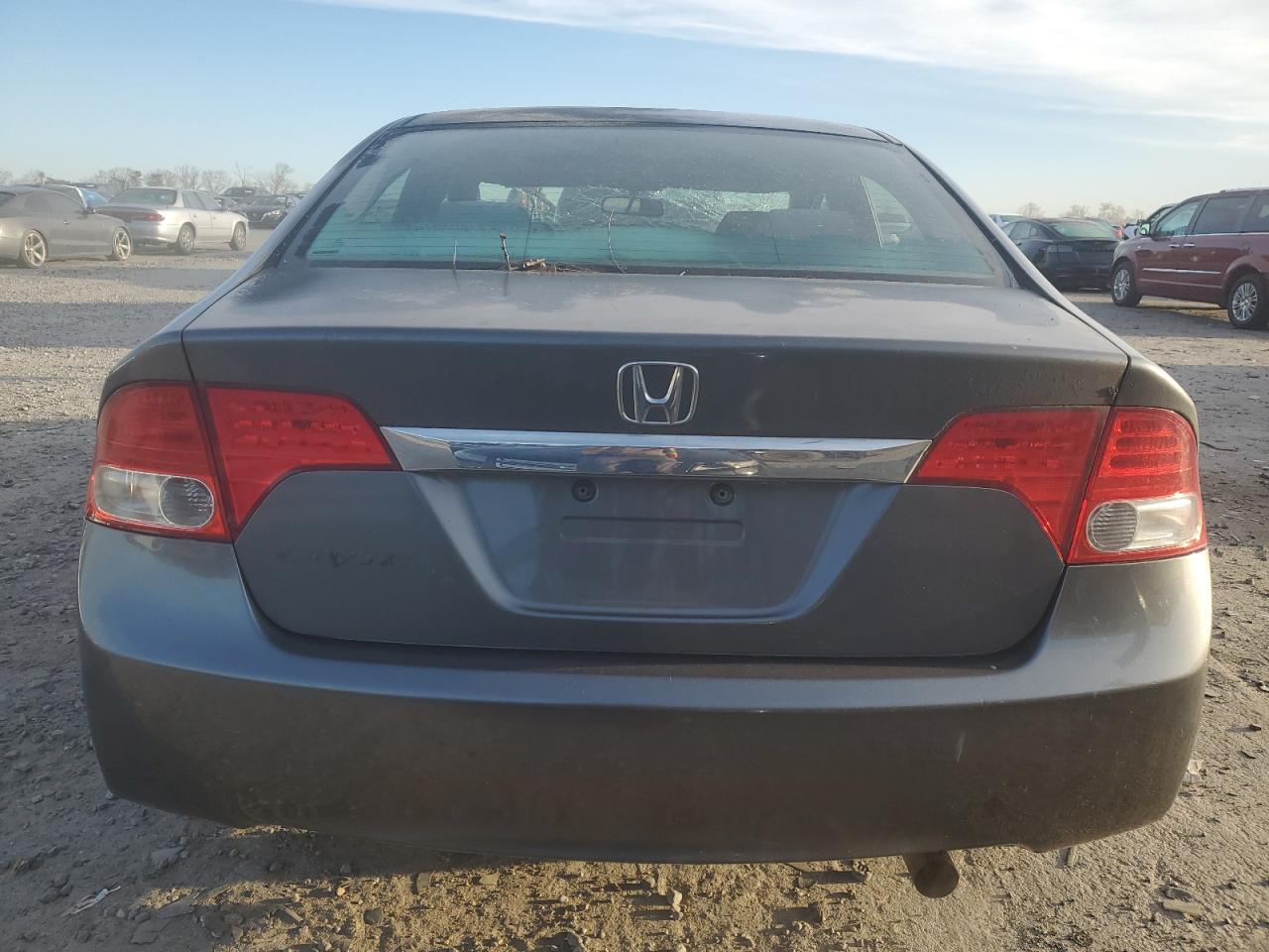 2009 Honda Civic VIN 2HGFA16809H312128 Copart auction photo, front end / top/roof damage thumbnail 6