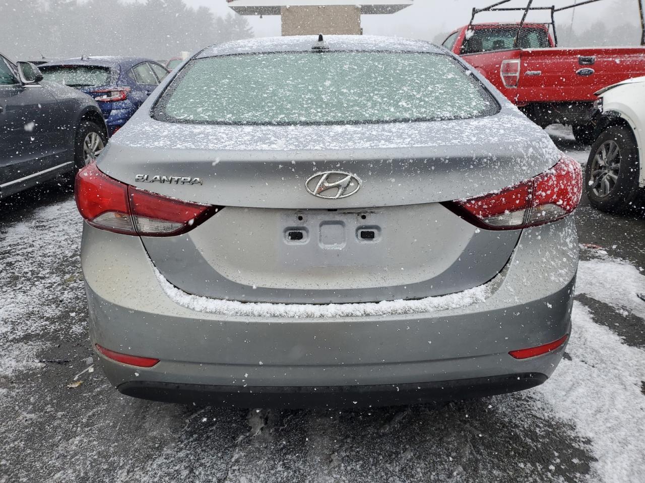 2016 Hyundai Elantra VIN 5NPDH4AE7GH728648 Copart auction photo, undercarriage / front end damage thumbnail 6