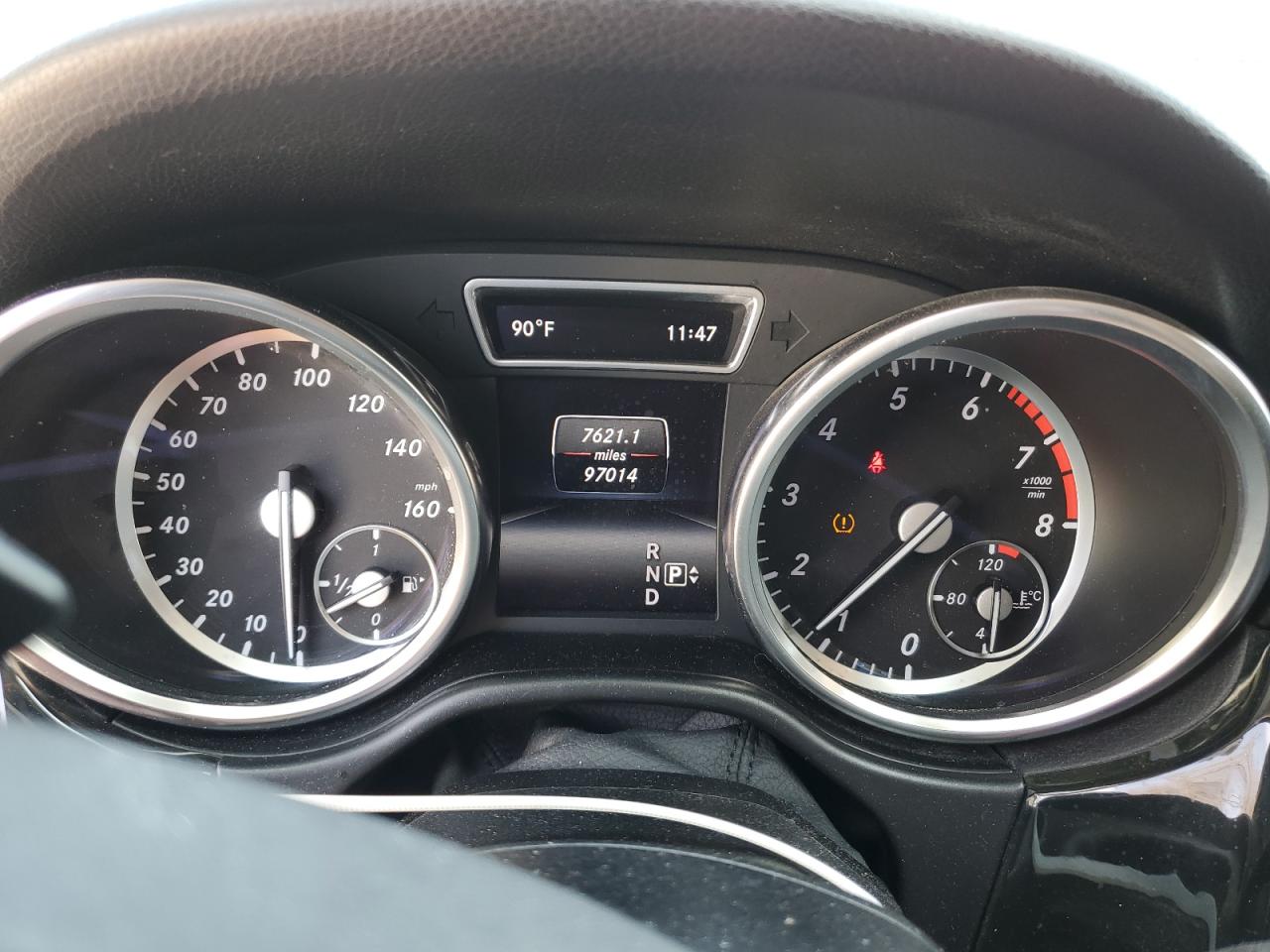 2015 Mercedes-Benz M-klasse VIN 4JGDA5JB2FA576540 Copart auction photo, front end damage thumbnail 9