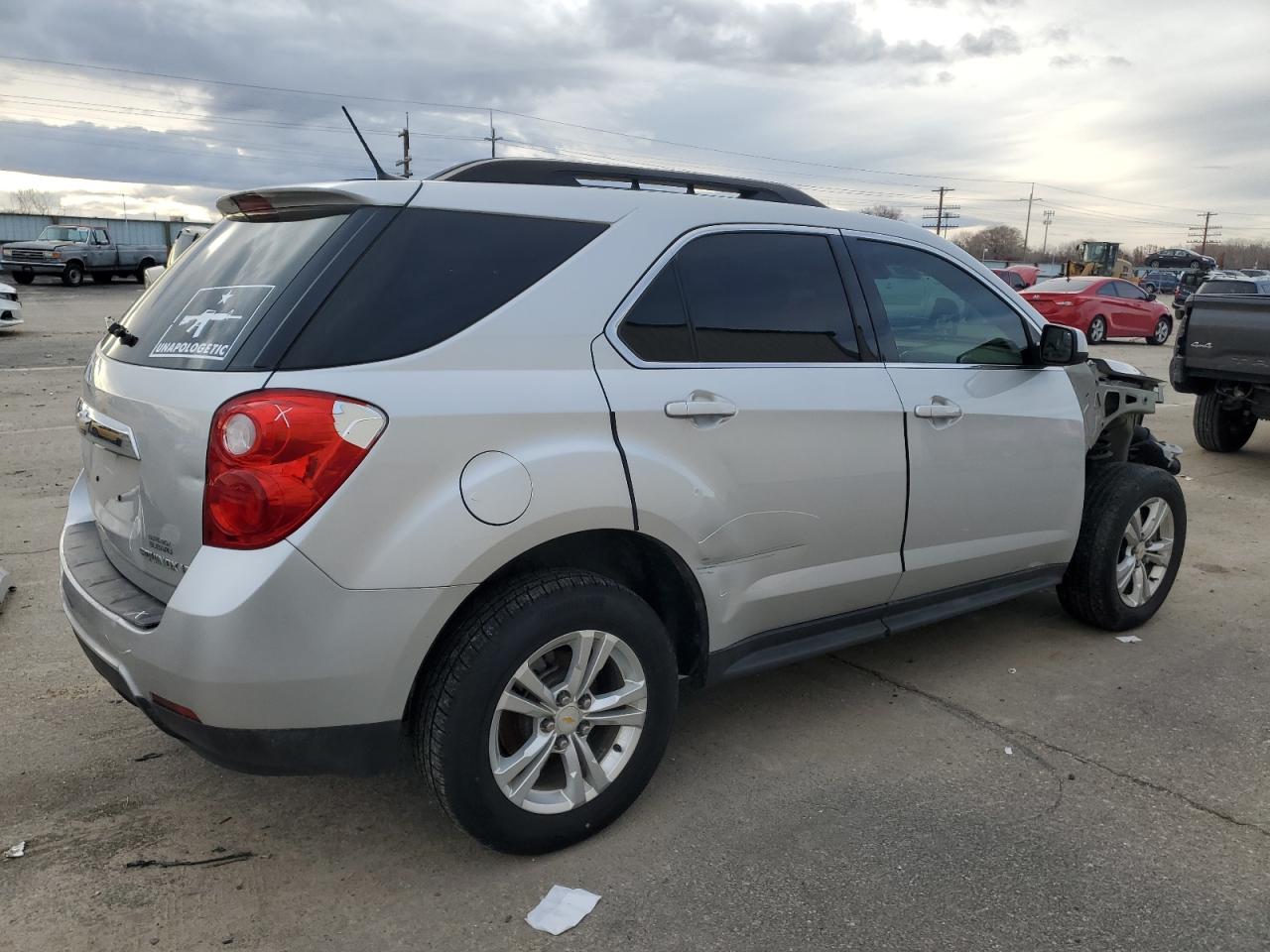2014 Chevrolet Equinox VIN 1GNALBEK6EZ100986 Copart auction photo, all over / undercarriage damage thumbnail 3