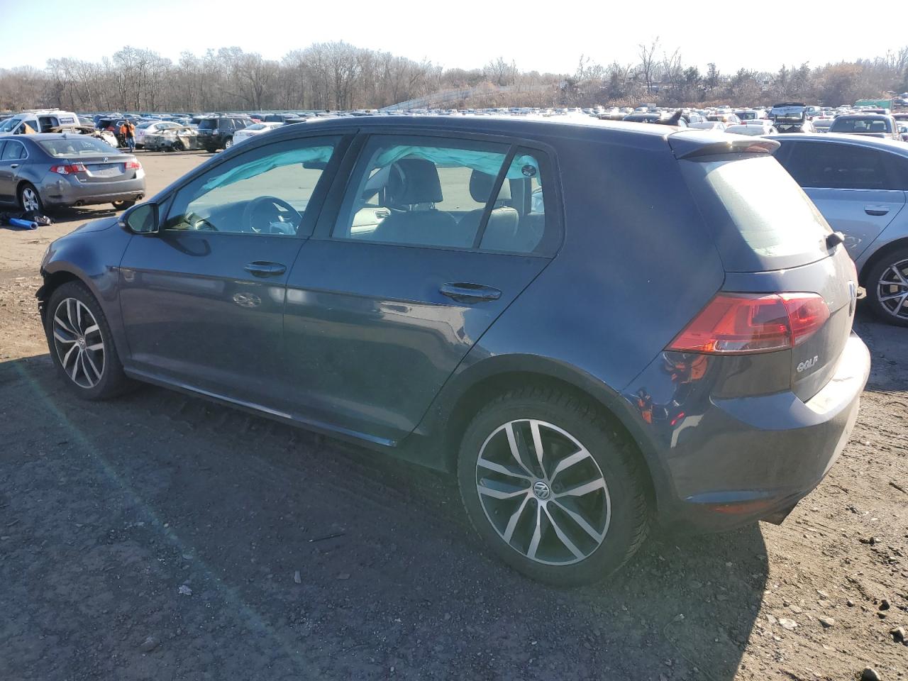 2015 Volkswagen Golf VIN 3VW217AU1FM015979 Copart auction photo, front end / side damage thumbnail 2