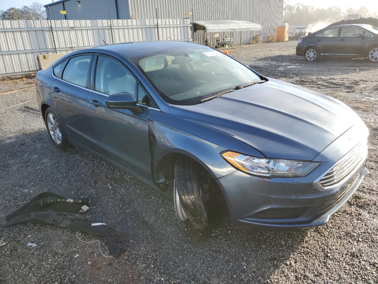 2018 Ford Fusion VIN 3FA6P0HD5JR200540 Copart auction photo, side damage thumbnail 4