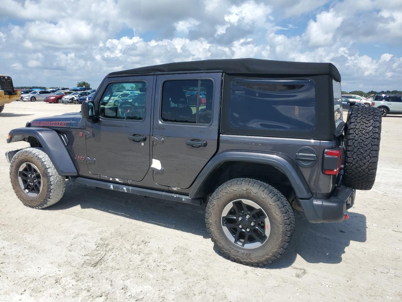 2018 Jeep Wrangler VIN 1C4HJXFG4JW133971 Copart auction photo, water/flood damage thumbnail 2