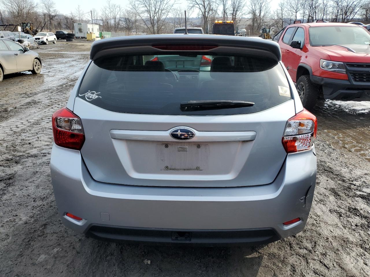 2013 Subaru Impreza VIN JF1GPAA69DG838775 Copart auction photo, rear end / minor dent/scratches damage thumbnail 6