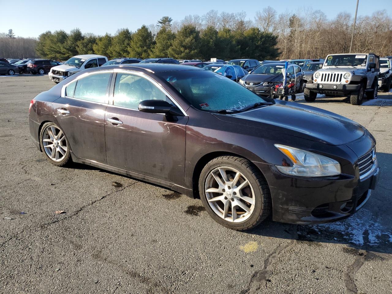 2010 Nissan Maxima VIN 1N4AA5AP7AC830927 Copart auction photo, side / rear end damage thumbnail 4