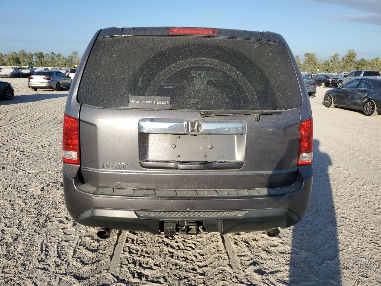 2014 Honda Pilot VIN 5FNYF3H55EB013760 Copart auction photo, front end / side damage thumbnail 6
