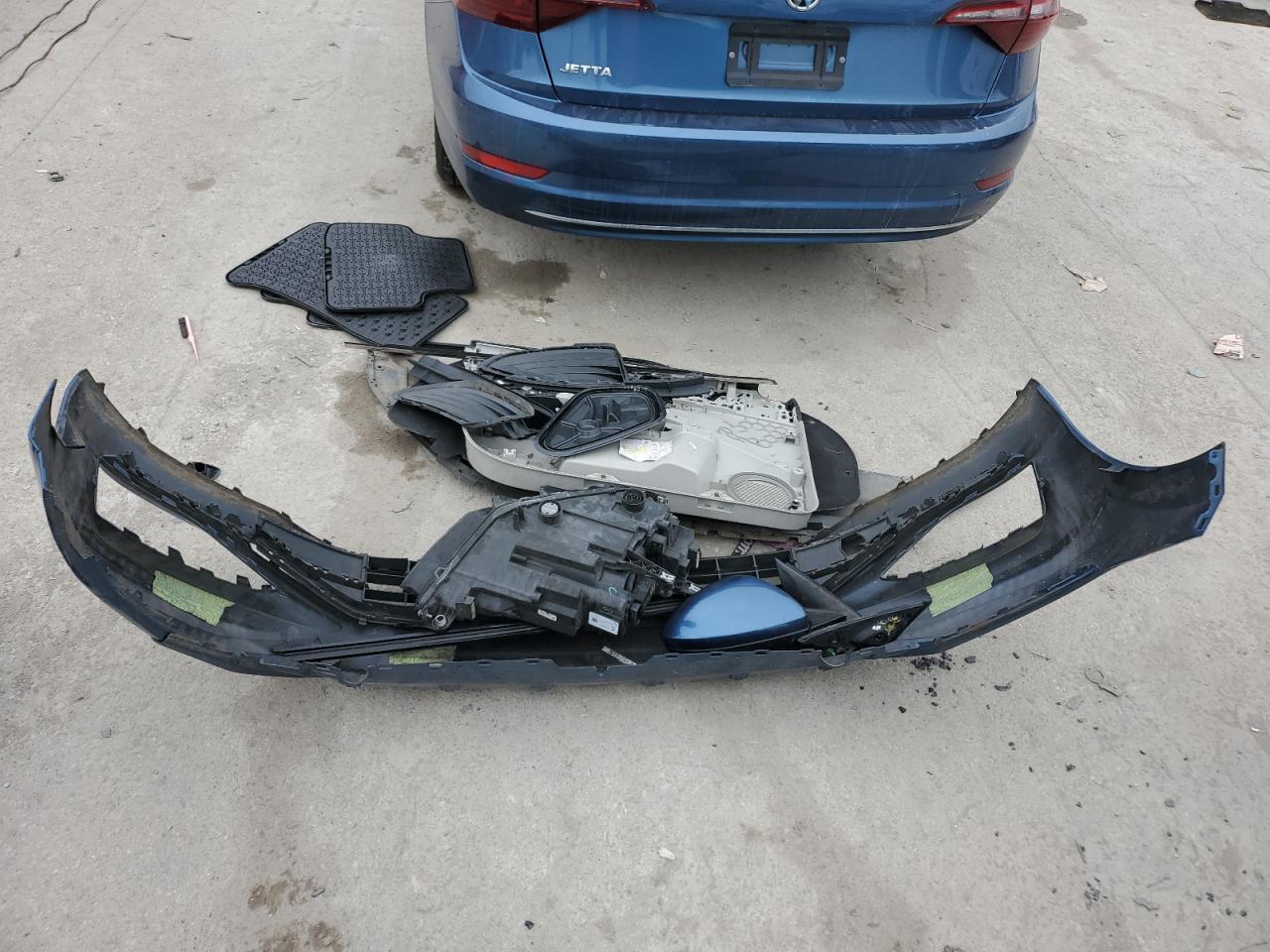 2020 Volkswagen Jetta VIN 3VWCB7BU6LM054174 Copart auction photo, all over damage thumbnail 12