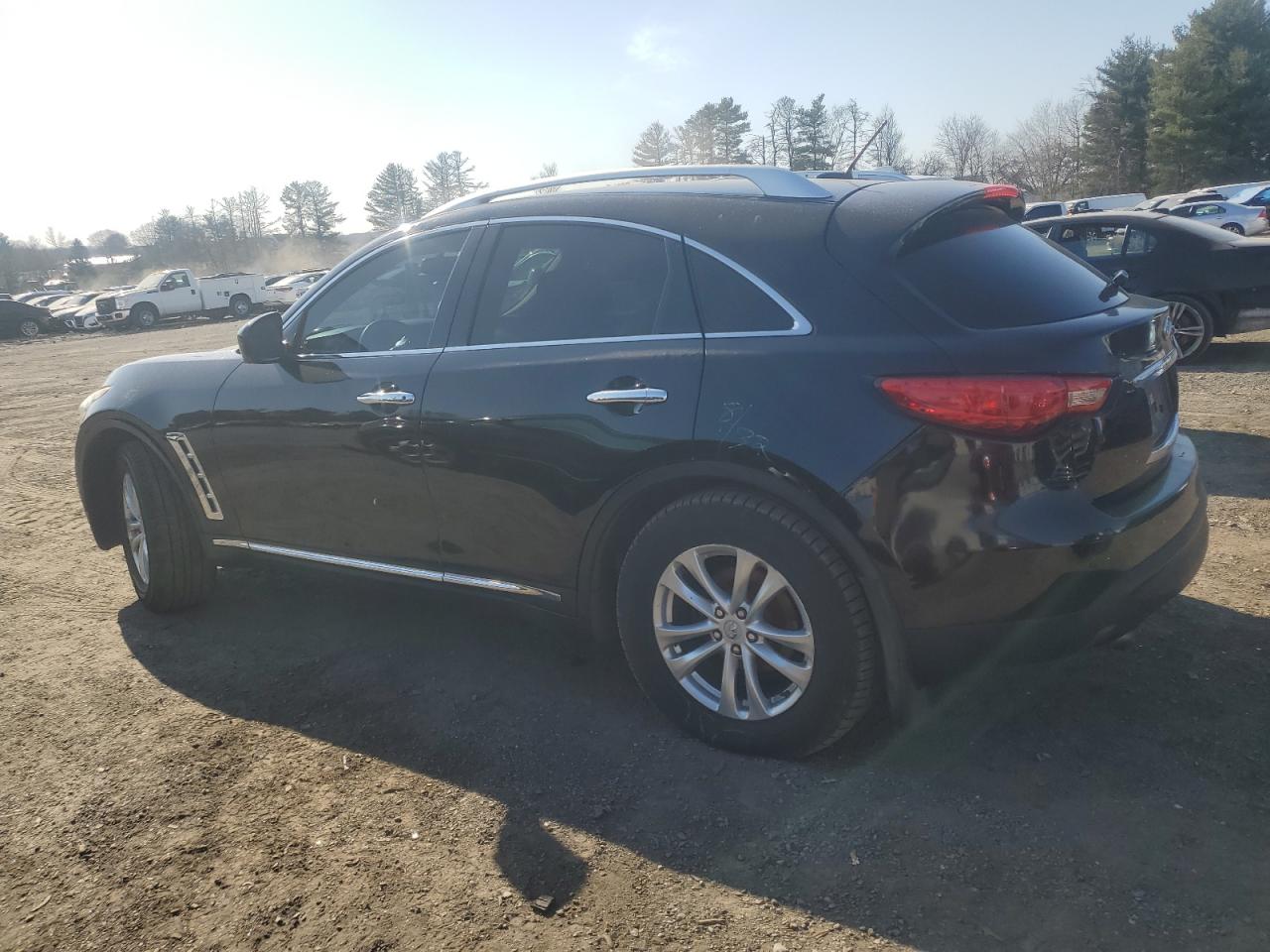 2013 Infiniti FX VIN JN8CS1MW9DM173577 Copart auction photo, rear end / minor dent/scratches damage thumbnail 2
