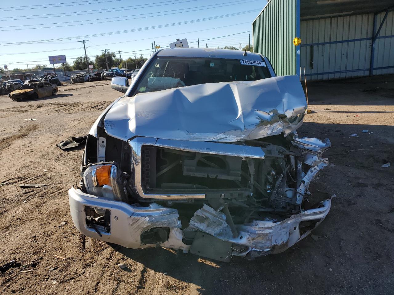 2014 GMC Sierra VIN 3GTU2WEJ3EG492364 Copart auction photo, front end / undercarriage damage thumbnail 5