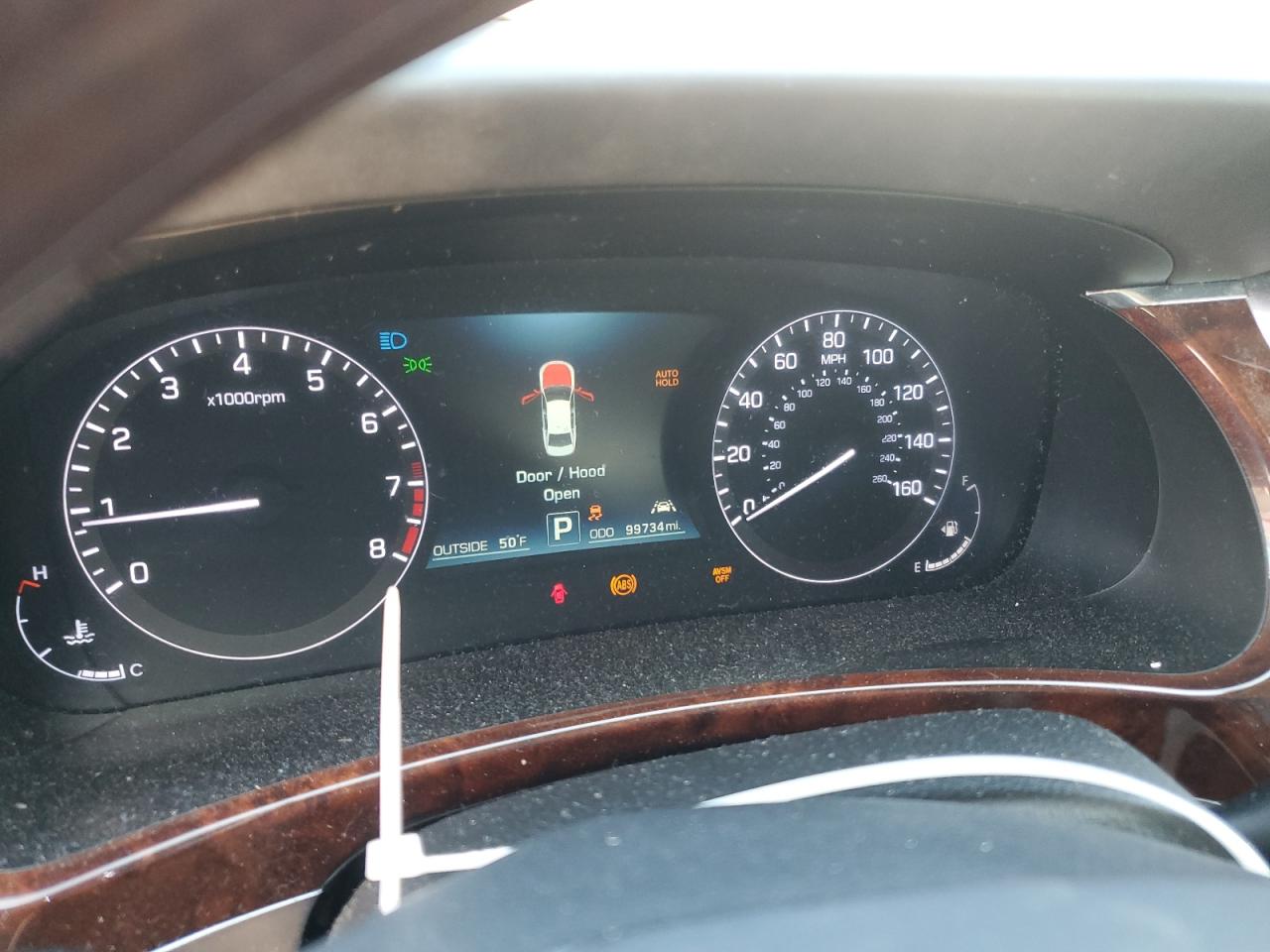 2016 Hyundai Equus VIN KMHGH4JH6GU106227 Copart auction photo, front end / hail damage thumbnail 9