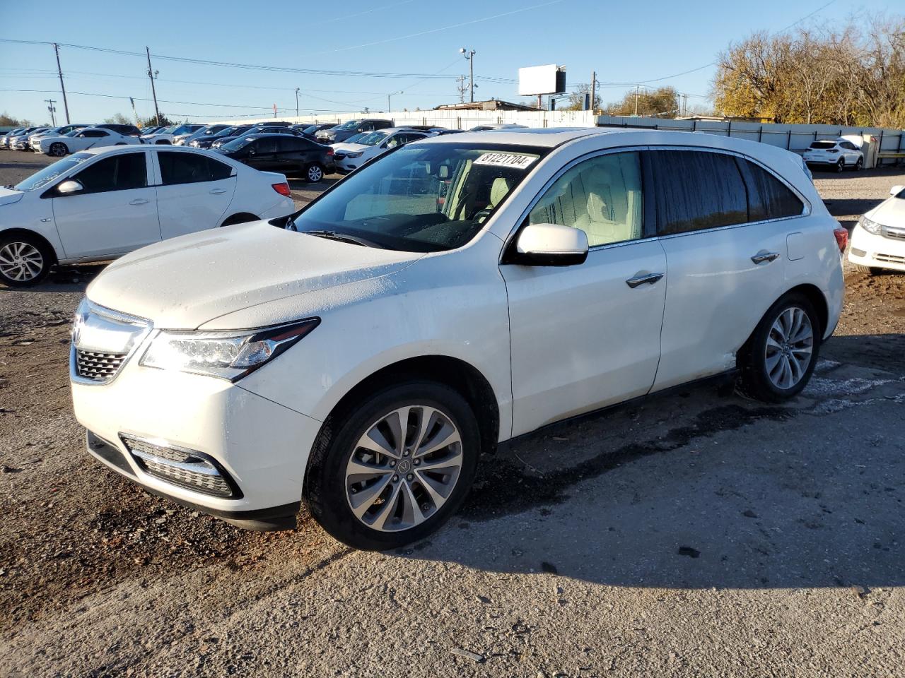 2014 Acura MDX VIN 5FRYD3H48EB003607