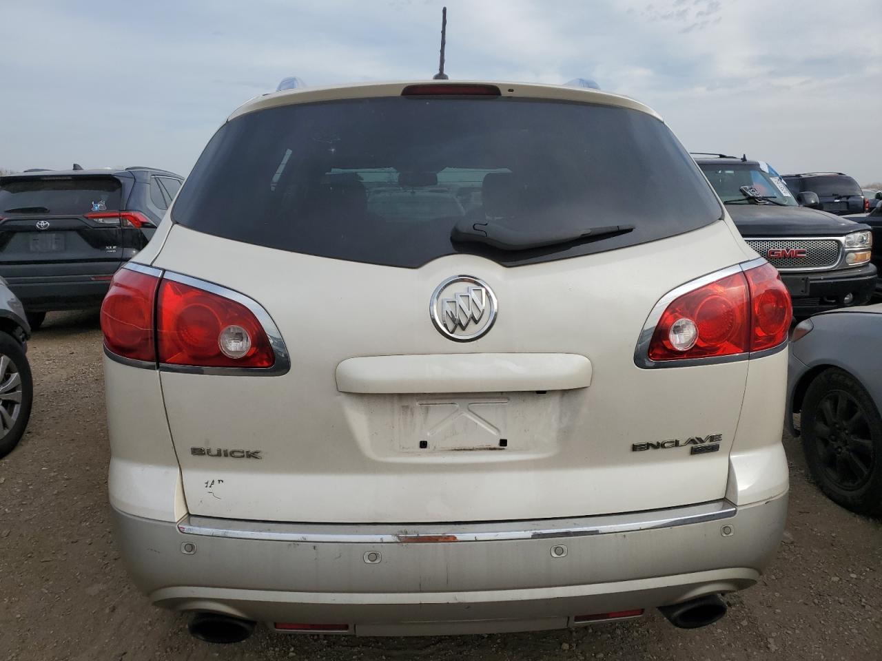 2010 Buick Enclave VIN 5GALVBED9AJ174247 Copart auction photo, front end / side damage thumbnail 6
