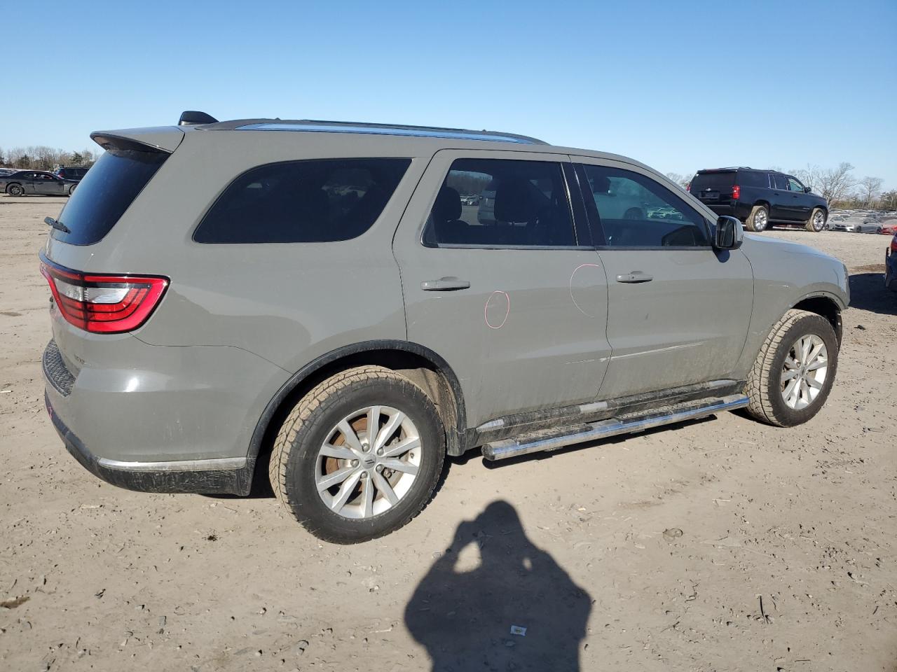 2021 Dodge Durango VIN 1C4RDJAG7MC602041 Copart auction photo, front end / side damage thumbnail 3