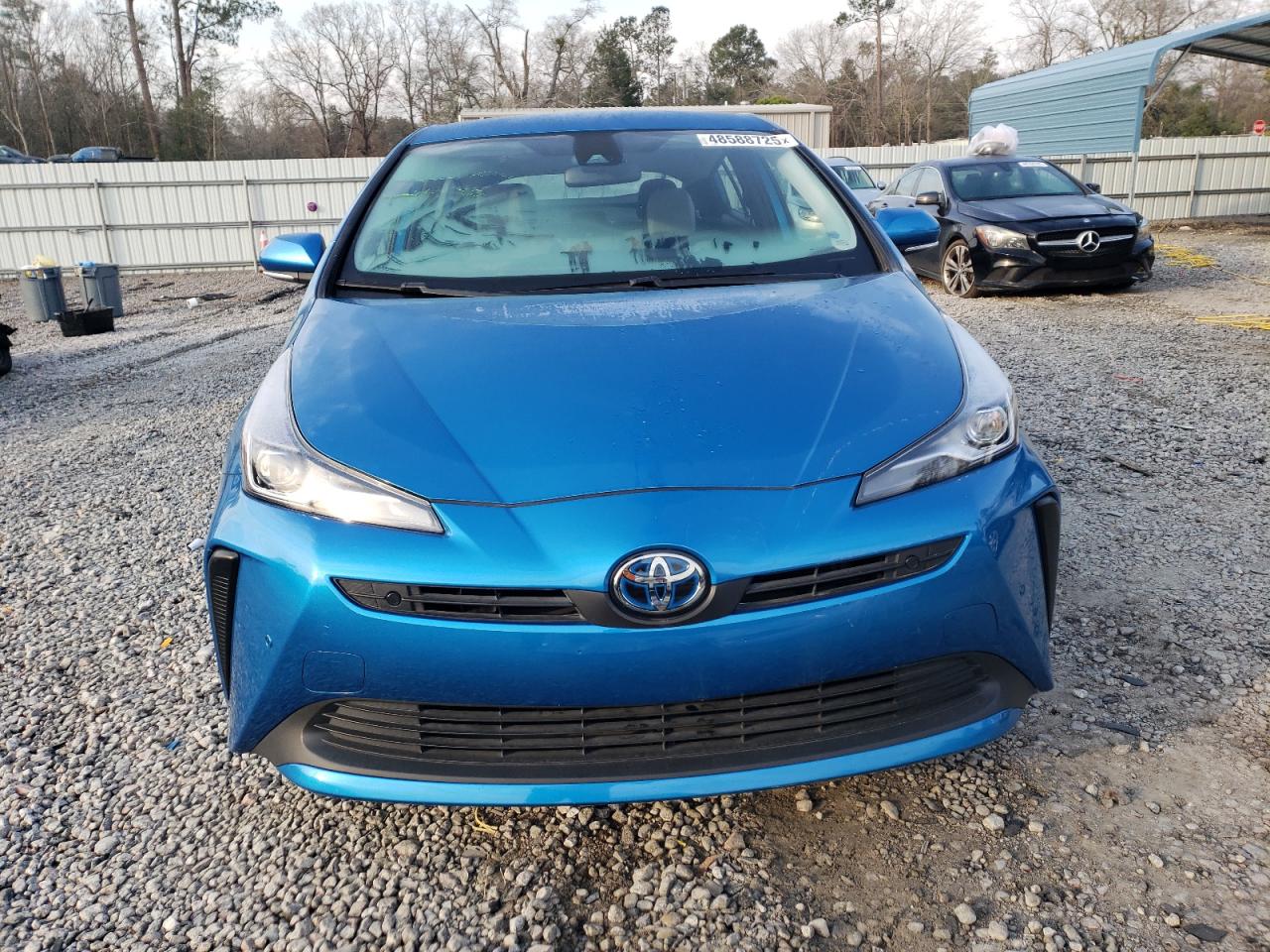 2021 Toyota Prius VIN JTDKAMFUXM3138849 Copart auction photo, rear end damage thumbnail 5