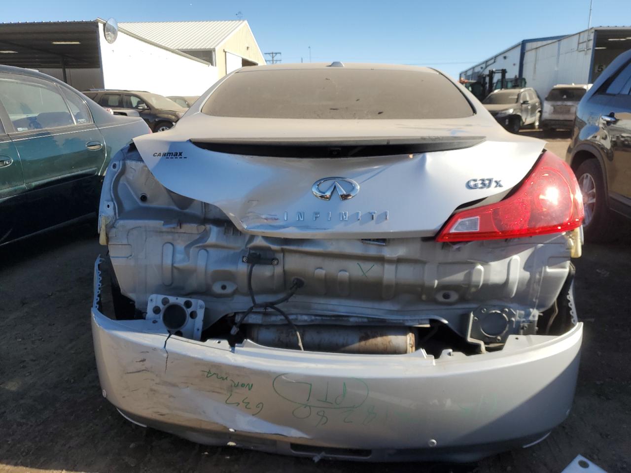 2011 Infiniti G VIN JN1CV6EL2BM264369 Copart auction photo, rear end damage thumbnail 6