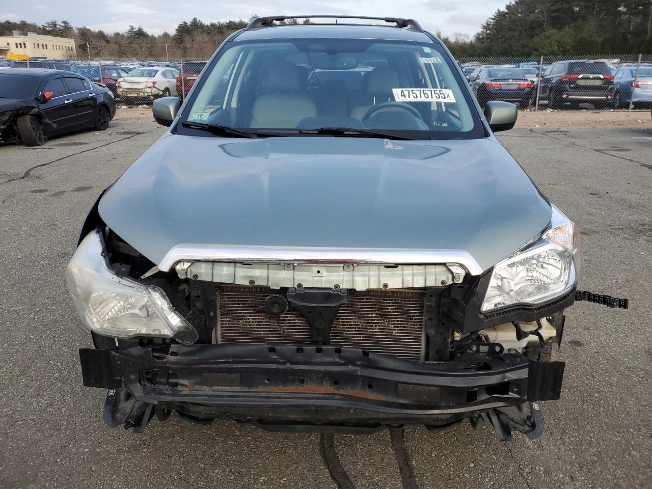 2014 Subaru Forester VIN JF2SJAHC7EH511743 Copart auction photo, front end / minor dent/scratches damage thumbnail 5