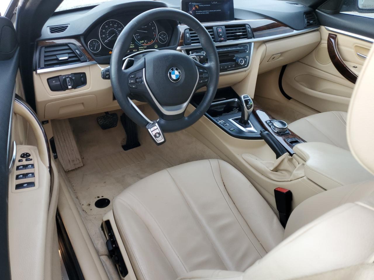 2014 BMW 4er VIN WBA3T3C5XEP737134 Copart auction photo, front end damage thumbnail 8