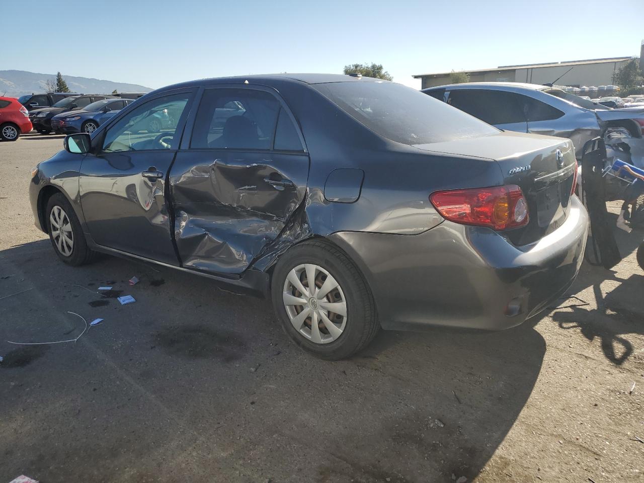 2009 Toyota Corolla VIN JTDBL40E099056788 Copart auction photo, side damage thumbnail 2