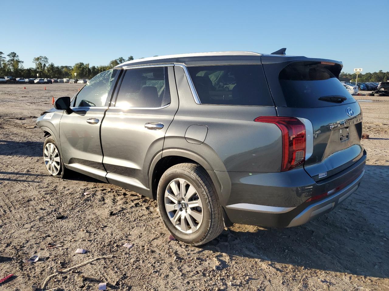 2024 Hyundai Palisade VIN KM8R24GE9RU683456 Copart auction photo, rollover damage thumbnail 2