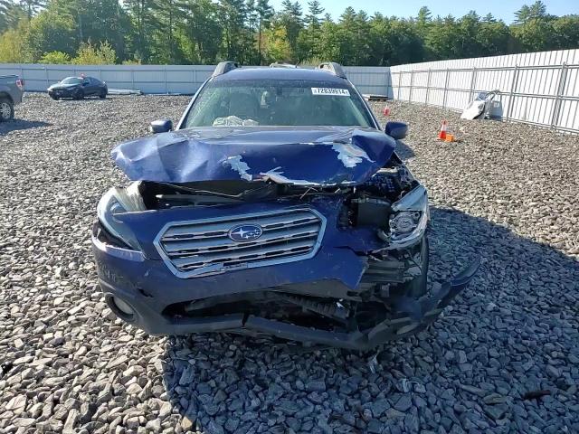 2017 Subaru Outback VIN 4S4BSAFC7H3280614 Copart auction photo, front end / side damage thumbnail 11