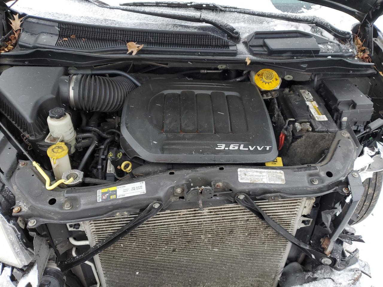 2014 Chrysler Town & Country VIN 2C4RC1BG1ER294956 Copart auction photo, all over damage thumbnail 11