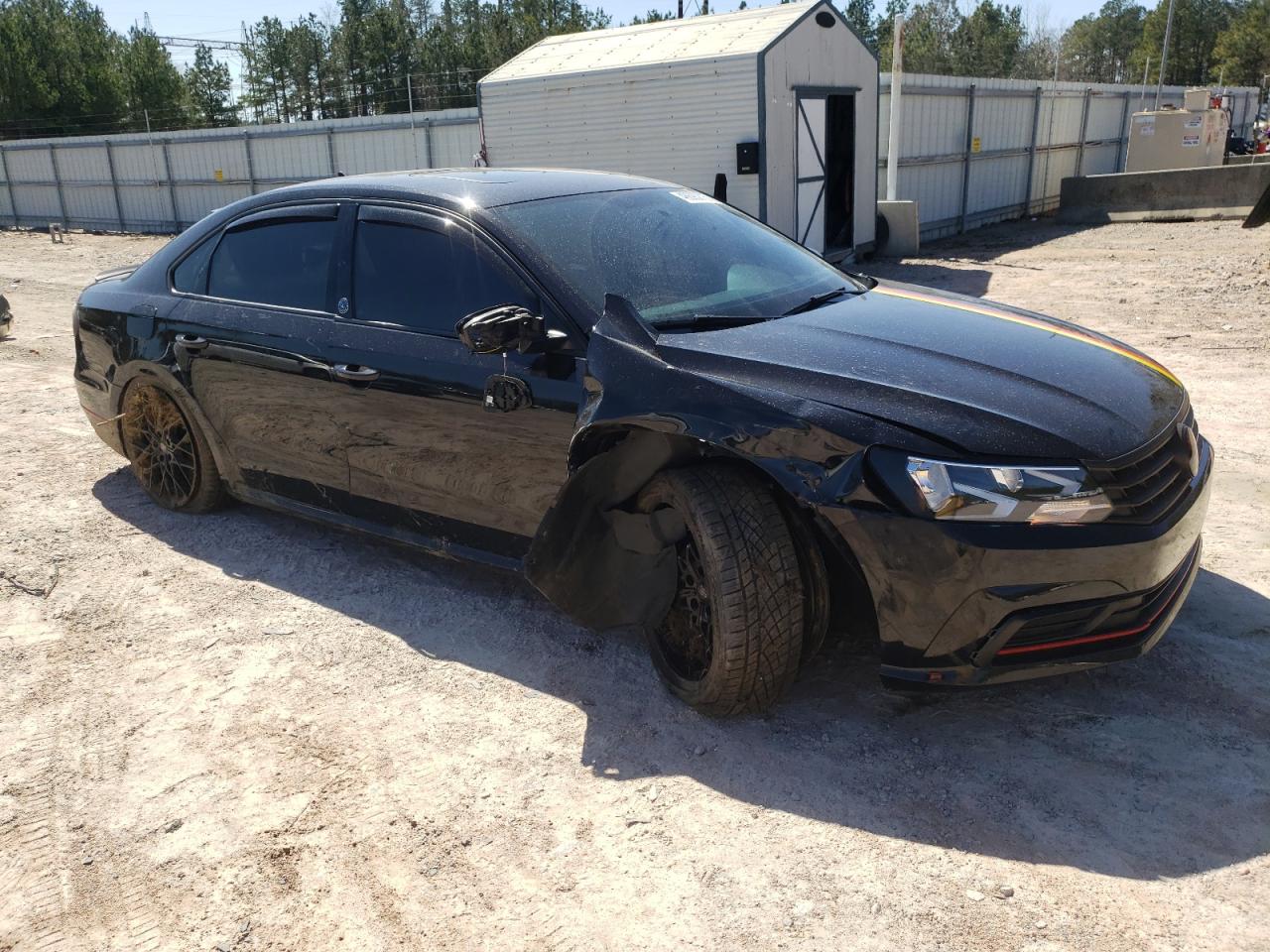 2019 Volkswagen Passat VIN 1VWLA7A30KC004687 Copart auction photo, front end / undercarriage damage thumbnail 4
