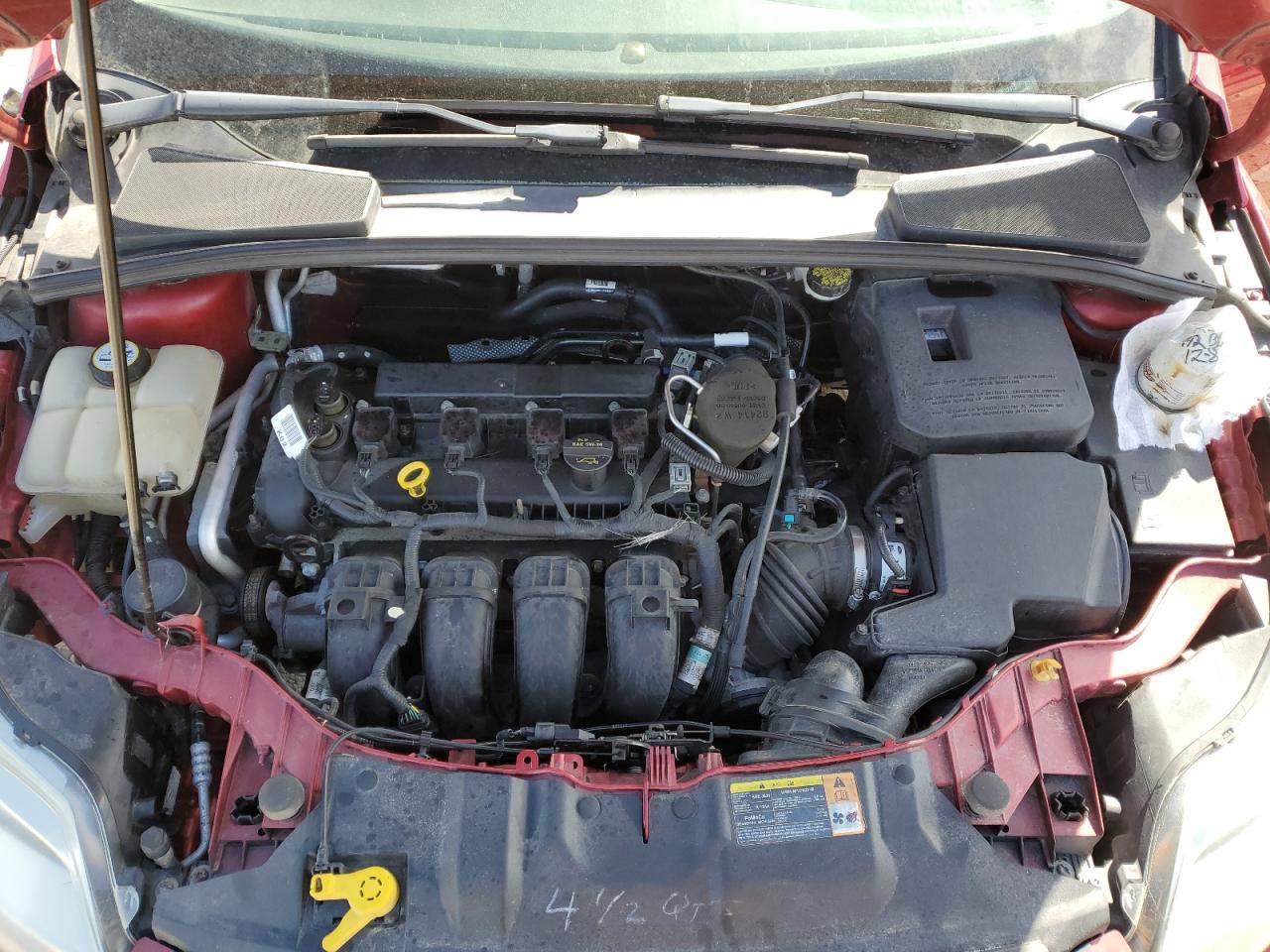 2012 Ford Focus VIN 1FAHP3K25CL247568 Copart auction photo, undercarriage / mechanical damage thumbnail 11